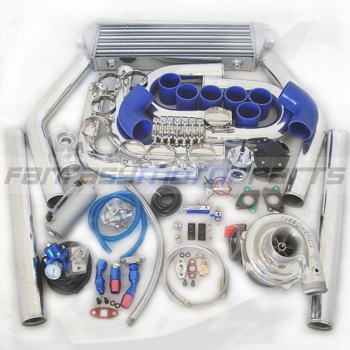 UNIVERSAL T3/T4 TURBO KIT WITH TURBONETICS T3/T4 HYBRID TURBO CHARGER