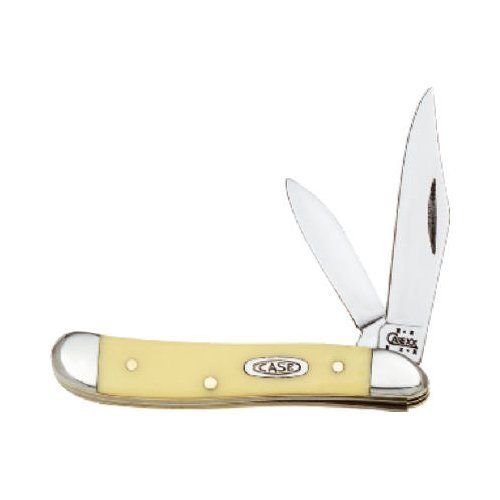 Case Yellow Handle Knives Mini Trapper #0029  