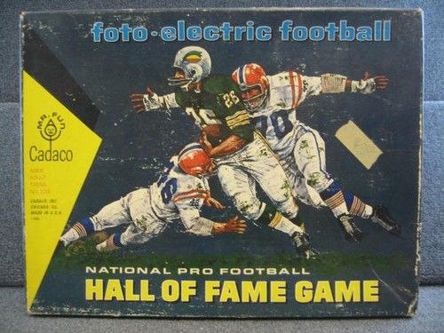 FOTO ELECTRIC FOOTBALL Board Game Cadaco Hall of Fame National Pro 