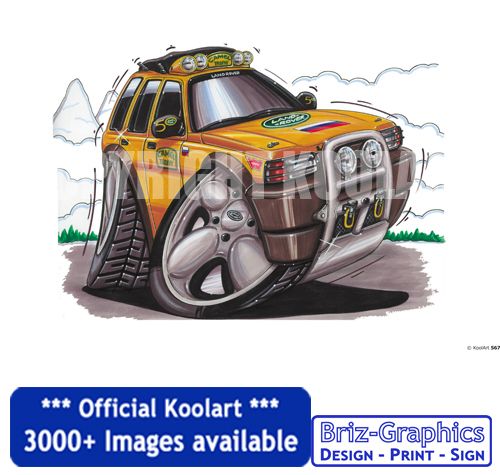 Land Rover Freelander Camel Trophy Koolart Coaster Gift  