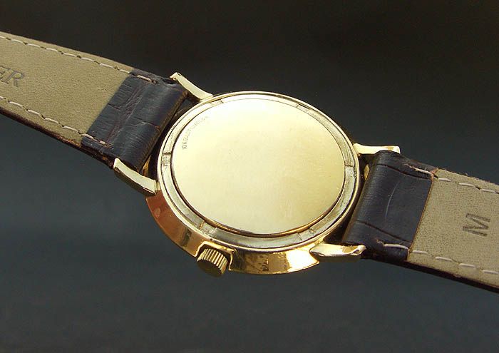 1955 Vintage LONGINES Saucer 23Z 17J FANCY DRESS MEN SWISS 10K GOLD 