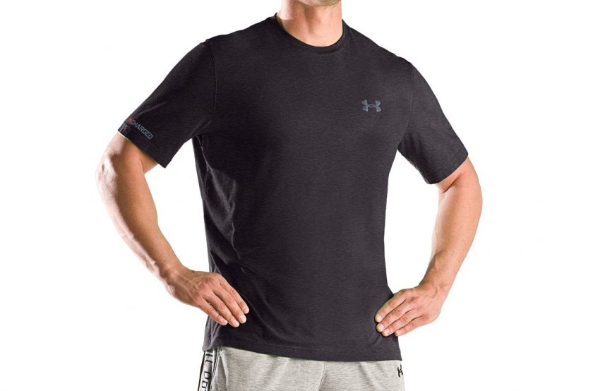 Mens Under Armour Charged Cotton Shortsleeve T Shirt  