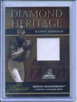 Randy Johnson 2003 Playoff Prestige Game Jersey 101/200  