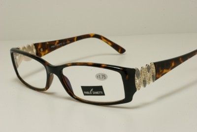 TORTOISE +1.75 Pablo Z Designer Reading Glasses 1177  