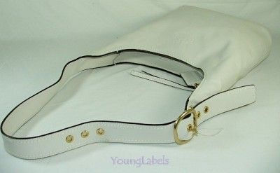   Bleecker Leather Sophie Bag Shoulder Purse Winter White 12406  