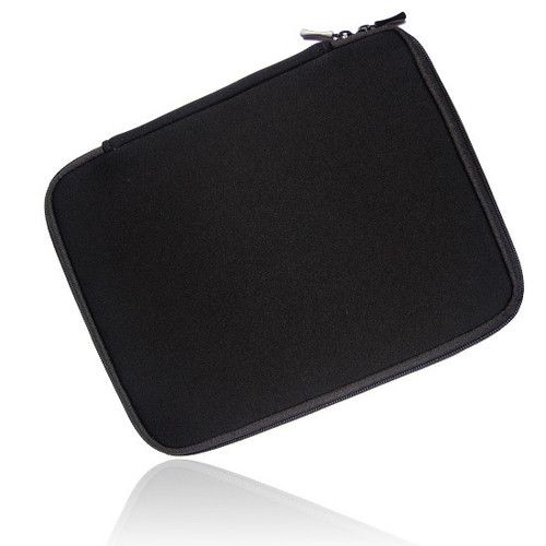 13 Pure Black Laptop Sleeve Bag Case W/4 Straps For 13 13.3 Apple 