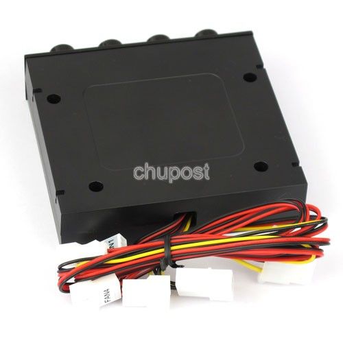 LED Bay Panel With 4PC Cooling Fan Speed Controller  