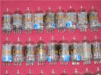 HUGE Lot 43pcs RCA Conn 12AU7 ECC82 Tubes Clear Top *Tested*  