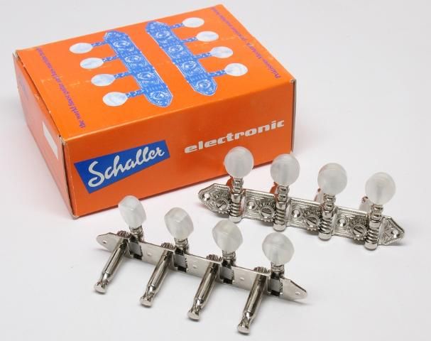 New Genuine SCHALLER A Style Mandolin Tuners NICKEL  