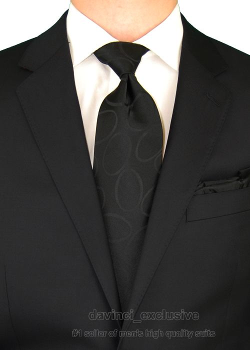 NATAZZI 160S MEN SUIT $2598 CASHMERE 21100_24 BLACK 42S  