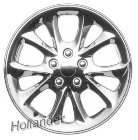 99 00 01 CHRYSLER 300M WHEEL 17X7 10 SPOKE CHROME  