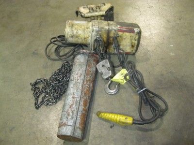 DUFF NORTON COFFING JF2 2 TON CHAIN HOIST TROLLEY 8FPM  