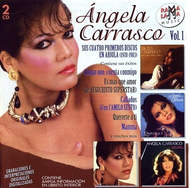 ANGELA CARRASCO 1978 1983 CD Con Amor Quererte A Ti Unidos Amigo Mio 
