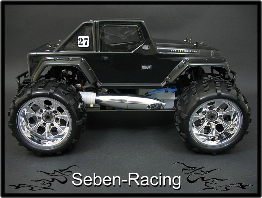 Seben 1/8 Nitro Monster 30cxp MV3 MK52 2.4GHZ RTR 4WD  