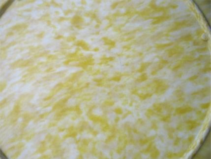 Old Yellow Confetti Ware Confettiware Plate Plastic 9  
