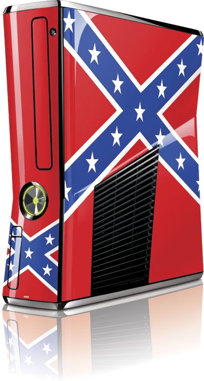 Skinit Rebel Flag Skin for Microsoft Xbox 360 Slim 2010  