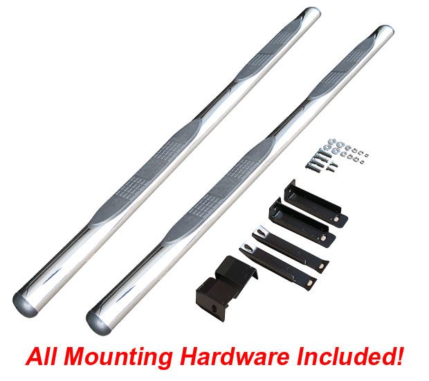   Side Step Nerf Bars Stainless 2009 2011 FORD F150 Super Crew SuperCrew