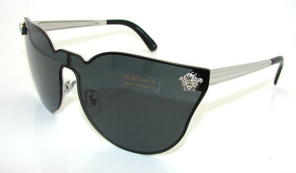 Authentic VERSACE Silver Sunglass 2120   100087 *NEW*  