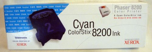 Genuine Xerox Phaser 8200 cyan ink sticks 016 2045 00  