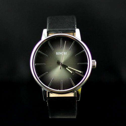 Fashion Style SINOBI Colorful Dial Men Lady Wrist Watch  