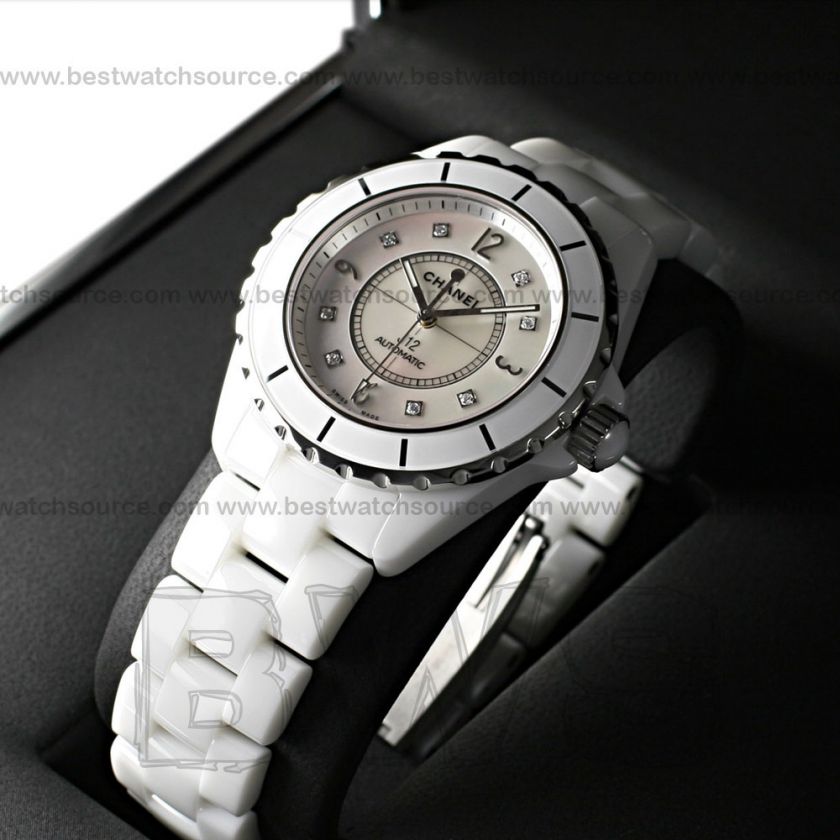 AUTHENTIC CHANEL J12 AUTOMATIC CERAMIC 38MM H2423 WHITE  