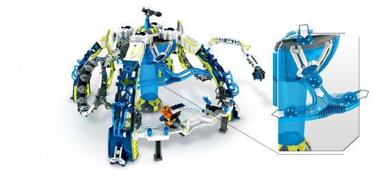 NEW Mega Bloks NEO Shifters Hydrax Energy Base 6315  