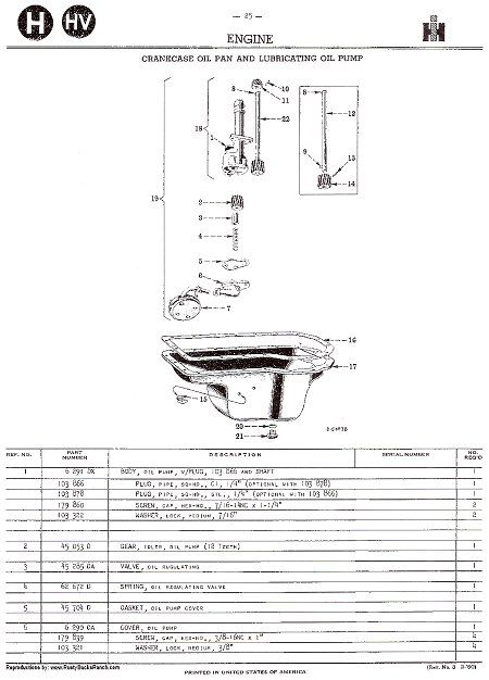 Farmall H and HV PARTS Catalog TC 27E (316+ PAGES)  