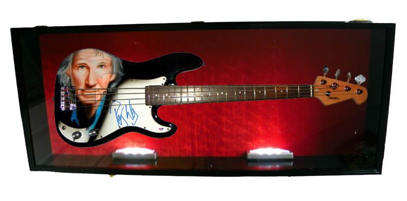   Autographed Airbrush Roger Waters Bass Guitar PSA UACC RD COA  