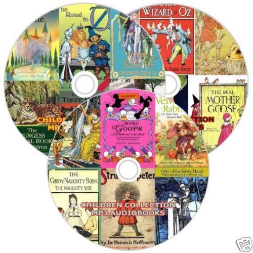 CHILDREN KIDS AUDIO BOOKS  3 DVD SET~   