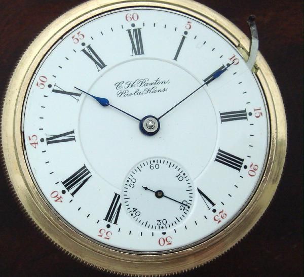 Early 18s 17 Jewel Hamilton Pocket Watch w/Gorgeous Dial Circa 1906 