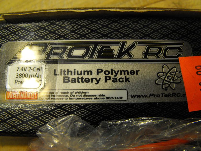 PROTEK RC LIPO 7.4 2 CELL 3800 MAH POWER 30C  