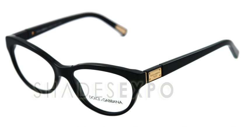   DOLCE&GABBANA D&G DG Eyeglasses DG 3118 BLACK 501 DG3118 AUTH  