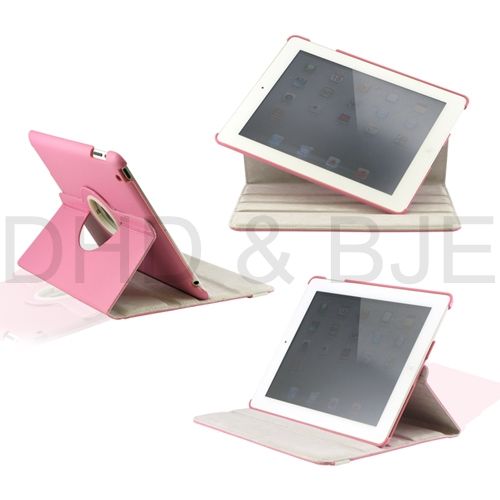 iPad 2 360 Rotating Magnetic Leather Case Smart Cover Stand Choose 