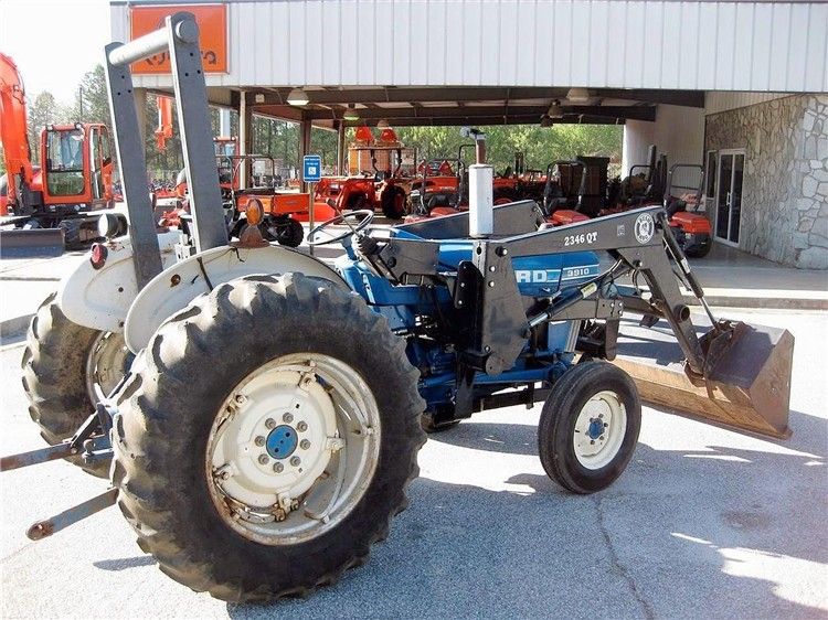 1987 Ford 3910 Tractor w/ Bushhog 2346QT Loader  Stock #U0002395 