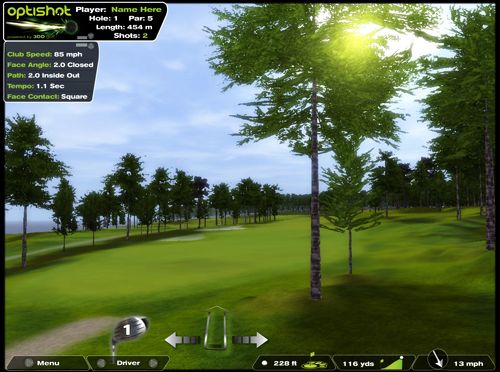   Dogg Optishot Includes Multiple Highly Realistic 3DD Golf Courses