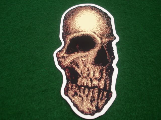 Santa Cruz Street Creep Skull Sticker 3X6  