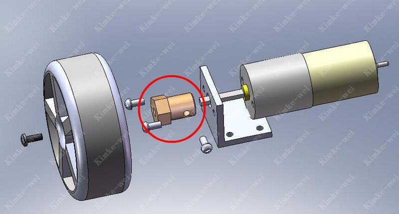 4mm Shaft Motor Flexible Coupling Coupler  