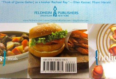 QUICK & KOSHER MEALS IN MINUTES BY JAMIE GELLER HARDCOVER 9789 1 59826 