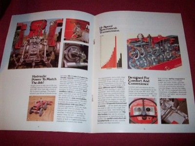 Massey Ferguson MF 184 4 4 Wheel Drive Tractor 8 Page Color Brochure 