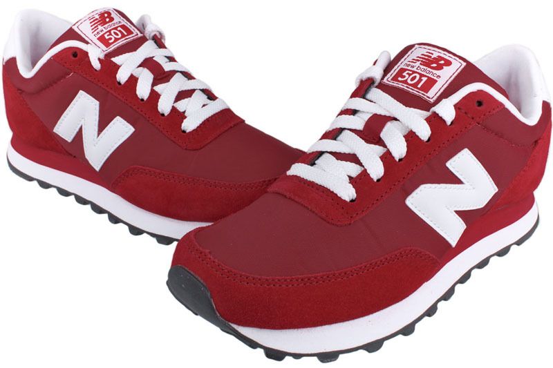 New Balance 501 Series WL501RW New Women Red White Casual Retro 