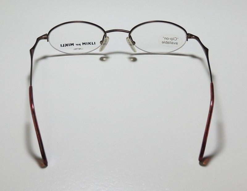 NEW ALAIN MIKLI 6776 BROWN EYEGLASS/GLASSES/FRAMES HAND MADE JAPAN 