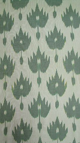 HAND MADE UZBEK Natural SILK IKAT ADRAS FABRIC # 7411  