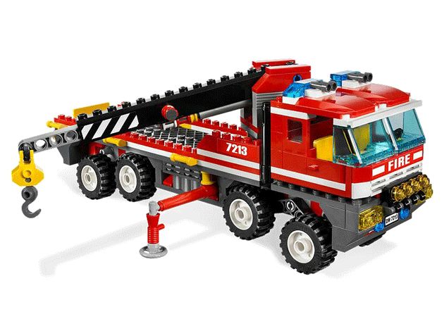 Brand Korea Lego City Fire 7213 Figures Sets Off Road Fire Truck 