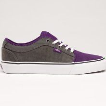 NEW VANS CHUKKA LOW SKATE SHOES  PURPLE/CHARCOAL  