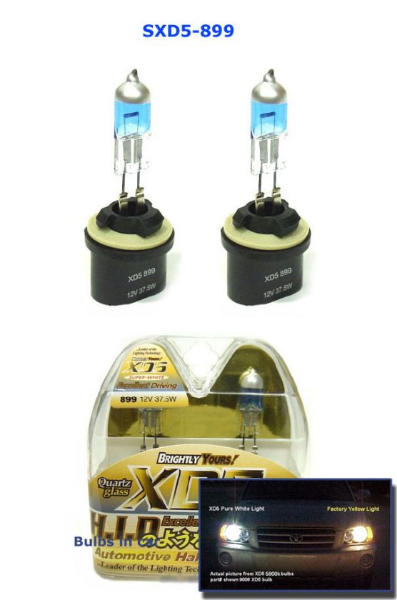 XD5 899 Quartz 5800K Xenon Whitest Bulb Fog Driving NEW  