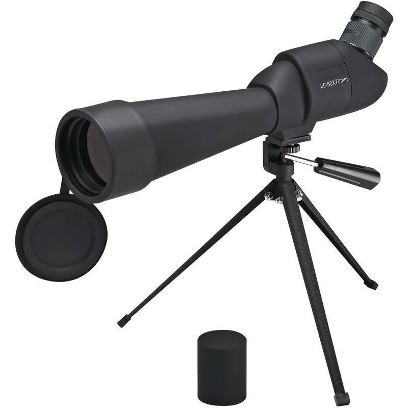   20 80x70 Spotting Scope Zooms from 20X to 80X Power Water Resistant