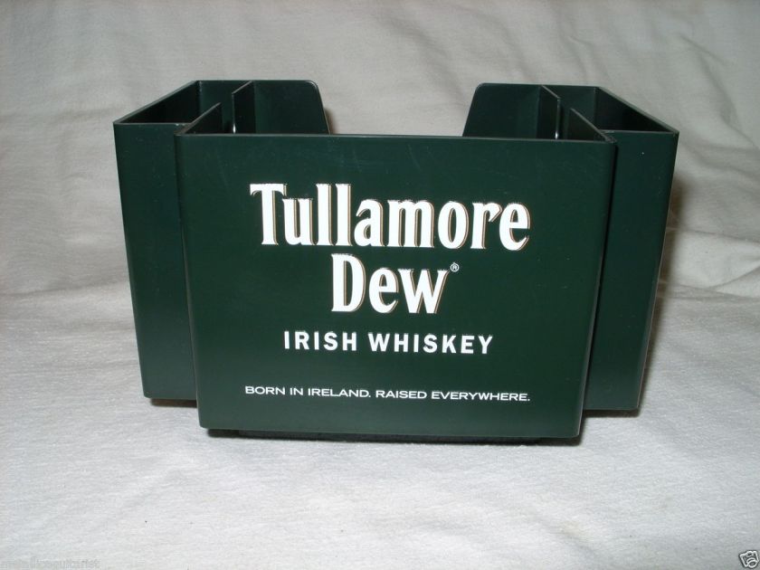 TULLAMORE DEW IRISH WHISKEY   PROMO PLASTIC BAR CADDY  