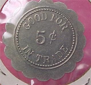 GOOD FOR 5 CENTS HERMAN G. MERGARD RECREATION 8104C  