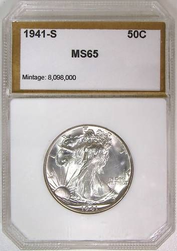 1941 S Walking Liberty Half Choice BU  