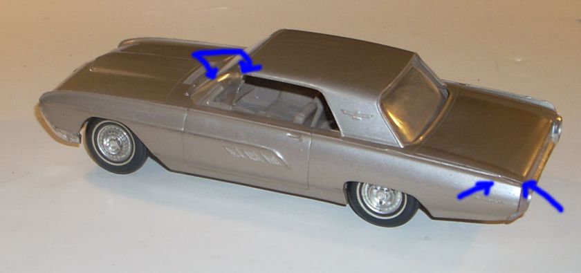 Vintage 1963 Ford Thunderbird Dealer Promo Car Model  